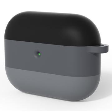 AirPods Pro 3 Gradient støtsikkert silikonetui med karabinkrok svart