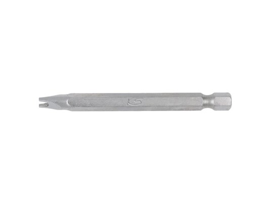 Ks Tools 911.7812, Nickel, Din 3126, Iso 1173 - E 6,3, 75 Mm, 20 G, 25,4 / 4 Mm (1 / 4"), Sekskantet