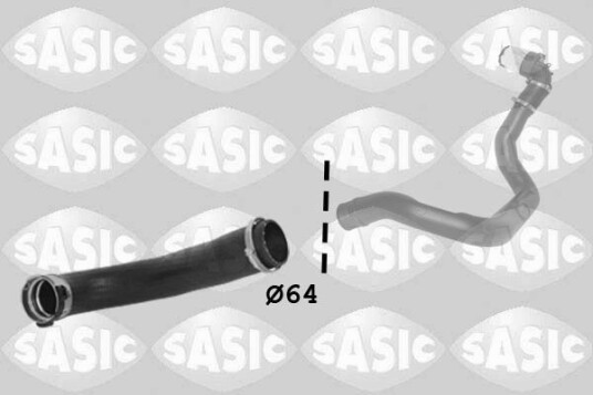 SASIC 3334055 Ladeluftslange SASIC 3334055 Ladeluftslange
