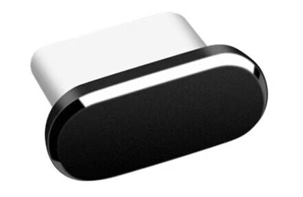 Støvdeksel USB-C - Svart