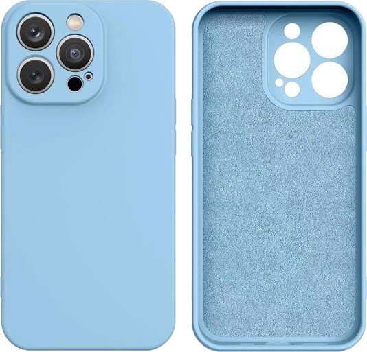 Hurtel Silicone Case for Samsung Galaxy A14 5G / Galaxy A14 Silicone Cover Light Blue Hurtel Silicone Case for Samsung Galaxy A14 5G / Galaxy A14 Silicone Cover Light Blue