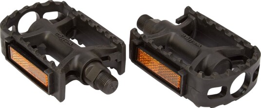 Bike Attitude pedaler til MTB 9/16" plast svart