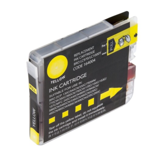 inkClub KBA033 Blekkpatron gul, 20 ml