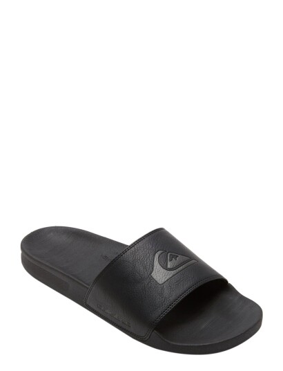 Quiksilver Rivi Nubuck Slide Black 41 Quiksilver Rivi Nubuck Slide Black 41