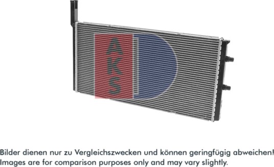 Lavtemperaturkjøler intercooler AKS DASIS 050109N Lavtemperaturkjøler intercooler AKS DASIS 050109N