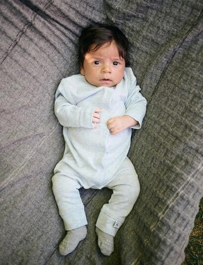 GoBabyGo Oak Onesie Blue 74