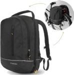 Wozinsky sykkelveske dobbel ryggsekk 2in1 30l svart (WBB30BK)