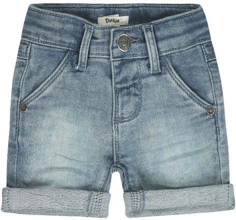 Dirkje denim shorts til småbarn Blue jeans 92