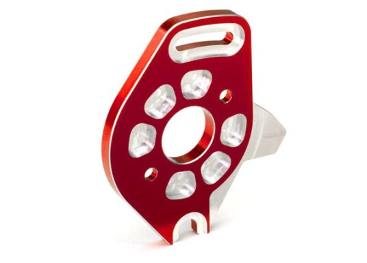 Traxxas 6890R Motorplate Alu Red Stampede Slash - 4x4 Hoss Ra