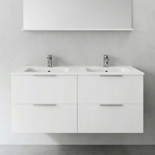 Hafa Shape 1200 Servantskap m/4 skuffer 120x45x54 cm Hvit Matt