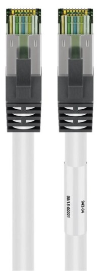 Goobay CAT 8.1 RJ45 Nettverkskabel 10 m S/FTP Hvit Goobay CAT 8.1 RJ45 Nettverkskabel 10 m S/FTP Hvit