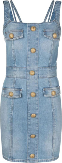 Balmain Dame Kjoler Blå S, Balmain Dame Kjoler Blå S,