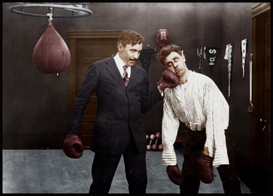 Boxing Match Plakat Plakat / 40x50cm