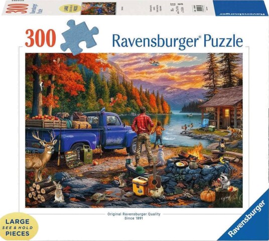 Ravensburger XL Puslespill 300 Brikker Sunset Lake