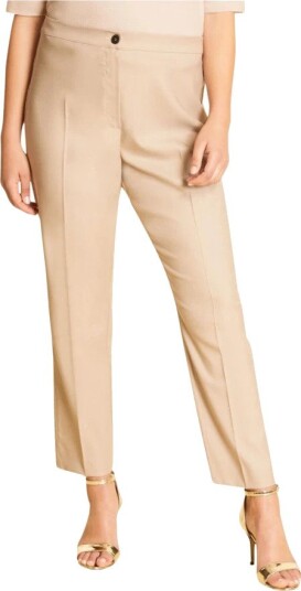 Marina Rinaldi Dame Bukser Beige XL, Marina Rinaldi Dame Bukser Beige XL,