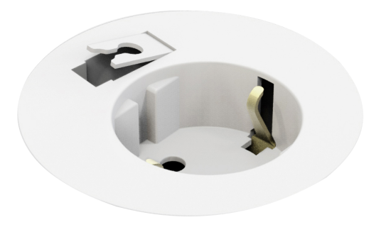 FORMING FUNCTION Powerdot Midi 1 Power and 1 Cable through White FORMING FUNCTION Powerdot Midi 1 Power and 1 Cable through White
