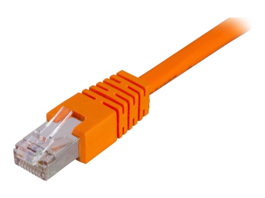 Deltaco Cat6 Koblingskabel 70 cm F/UTP RJ-45 Oransje