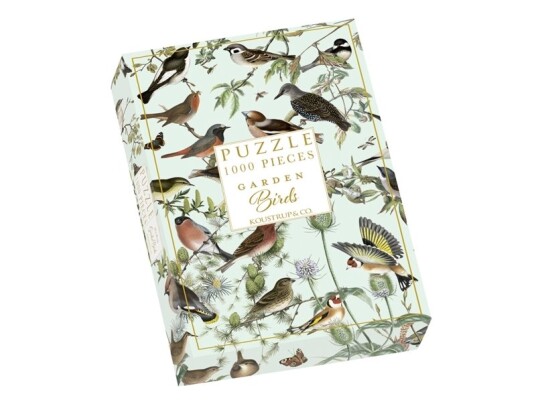 Puslespil – Garden Birds – Havens Fugle – 1000 Brikker