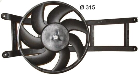 MAHLE CFF 384 000S Kjølevifte MAHLE CFF 384 000S Kjølevifte