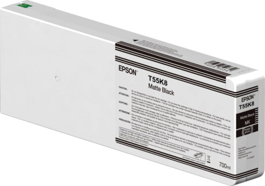 Epson T55K80N Matte Black 700ml til SCP6000/P7000/P8000/P9000