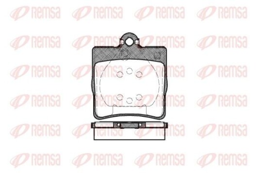 Bremseklosser REMSA 0678.00 Bremseklosser REMSA 0678.00