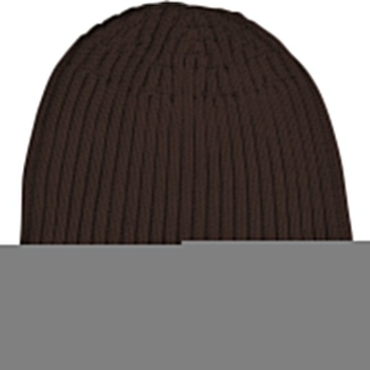 COPENHAGEN COLORS Dk Brown Bomull Strikket Classic Beanie 9-36 mdr/48-50