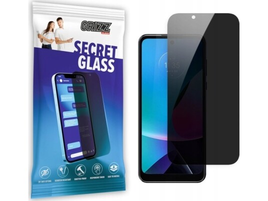Grizzglass Privacy Glass Grizzglass Secretglass Motorola Moto G Play 2023