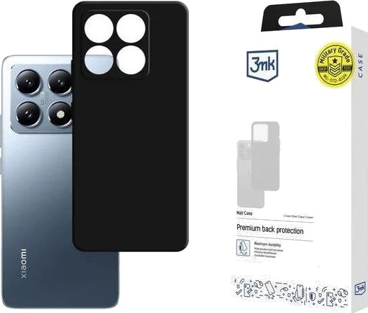 3mk Matt Case for Xiaomi 14T Black 3mk Matt Case for Xiaomi 14T Black