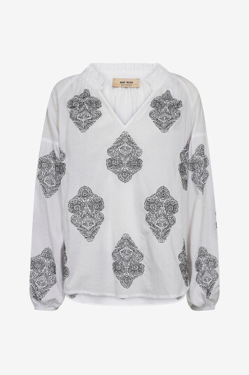MOS MOSH - Bluse mmAshi Voila Blouse - Hvit MOS MOSH - Bluse mmAshi Voila Blouse - Hvit