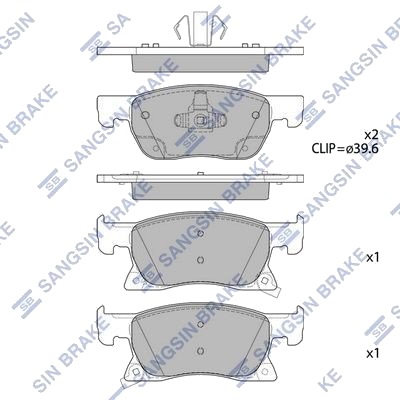 Hi Q SP4239 Bremseklosser
