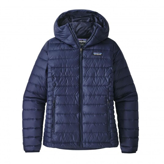 Patagonia W Down Sweater Hoody Dame CNY Classic Navy XL