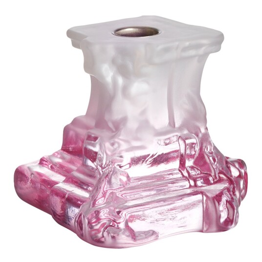 Kosta Boda Rocky Baroque lysestake 9,5 cm Spicy Rose Kosta Boda Rocky Baroque lysestake 9,5 cm Spicy Rose