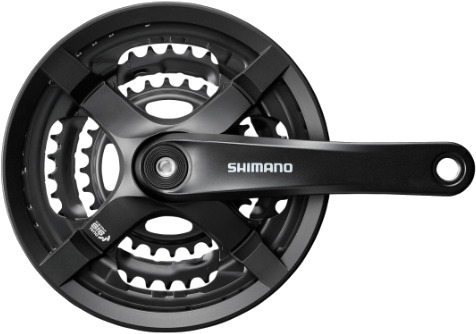 Shimano Tourney Fc-Ty501 48/38/28t 6/7/8-Delt Firkant Kranksett