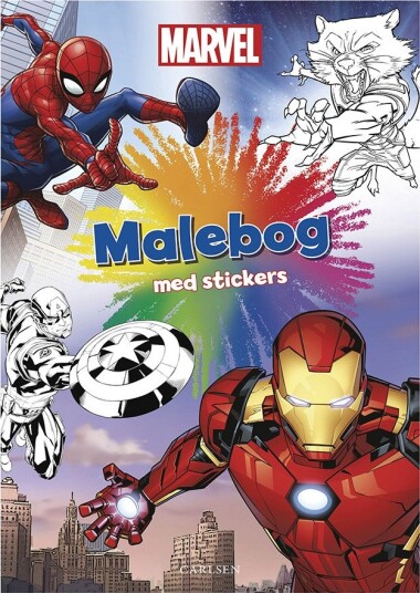 Marvel Malebok Med Klistremerker 6 stk