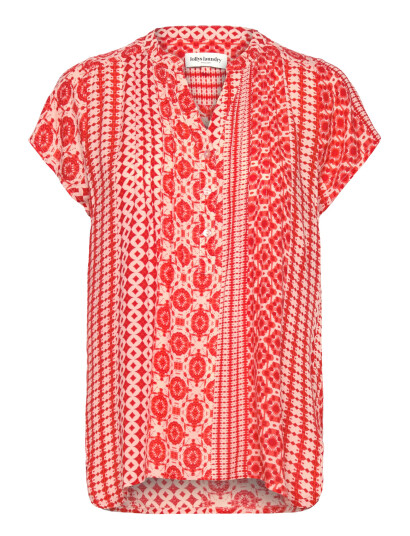 Lollys Laundry Heatherll Top Ss - Red - XS