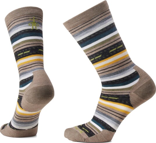 Smartwool Everyday Margarita Crew Dame Fossil S (34-37) Smartwool Everyday Margarita Crew Dame Fossil S (34-37)