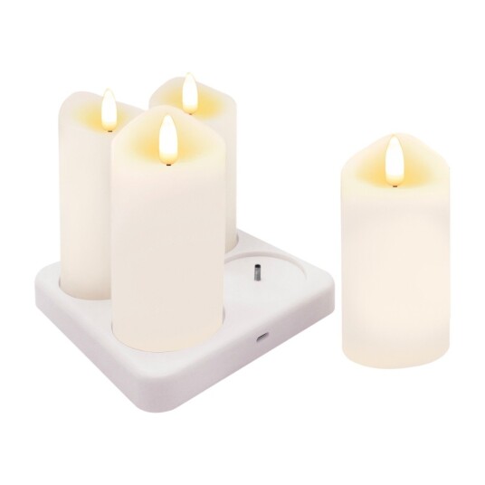Kulz oppladbare LED lys 4 pakk Kulz oppladbare LED lys 4 pakk