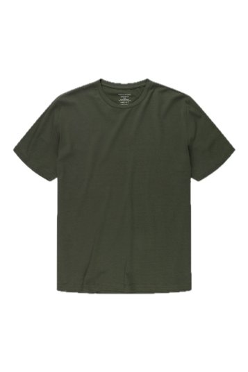 Panos Emporio Pe Bamboo/cotton Tee Crew Tarmac Medium