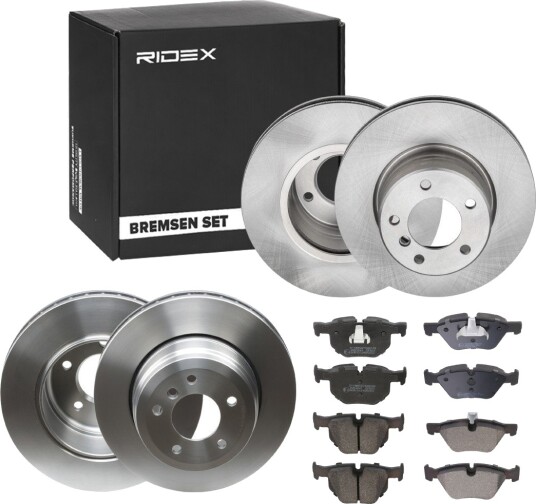 Bremseskiver og klosser RIDEX 3405B1760 Bremseskiver og klosser RIDEX 3405B1760