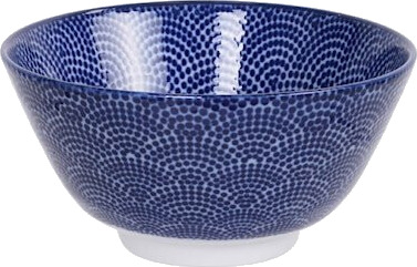 Nippon Blue Rice Bowl Dots 12 cm