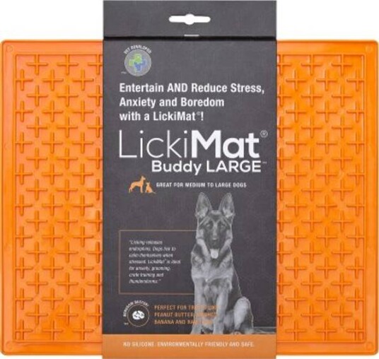 Lickimat Lickimat Hundeskål Buddy Xl Oransje 30.5X25.5Cm