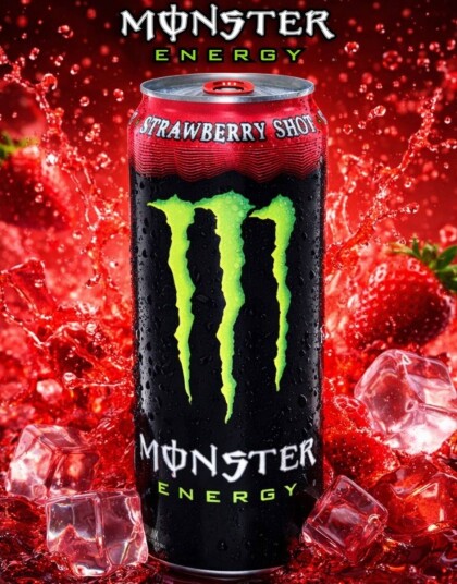 Monster Energy Strawberry Shot 473 ml (USA Import) Monster Energy Strawberry Shot 473 ml (USA Import)
