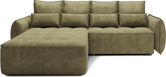 Takara Sovesofa med Divan 3 seter Grønn
