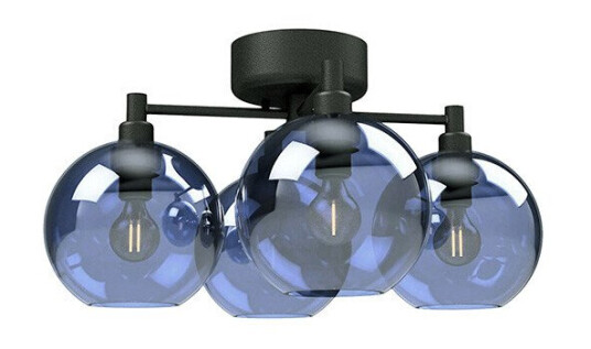 Belid Gloria Taklampe Ø46 Black/Blue