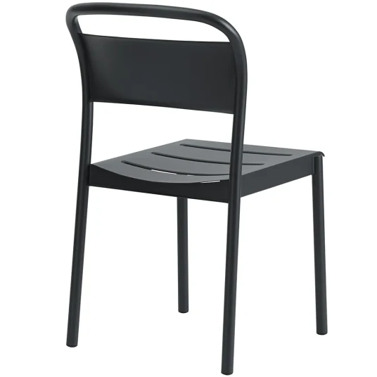 Muuto Linear Steel Spisestol Anthracite Black Muuto Linear Steel Spisestol Anthracite Black
