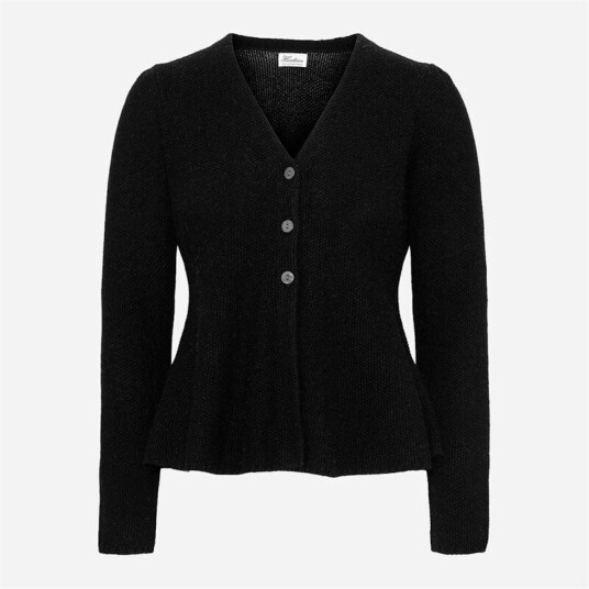 Henderson Curvy Pearl V Cardigan - Black L Henderson Curvy Pearl V Cardigan - Black L