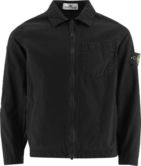 Stone Island Jakke Overskjorte Svart Stone Island 8 år (128) Overgangsjakke