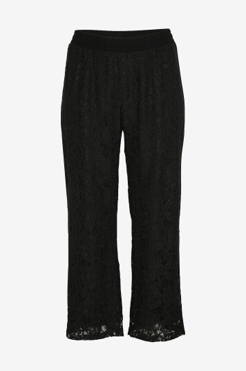 KAFFE Curve - Blondebukser kcNelina Pants - Svart KAFFE Curve - Blondebukser kcNelina Pants - Svart