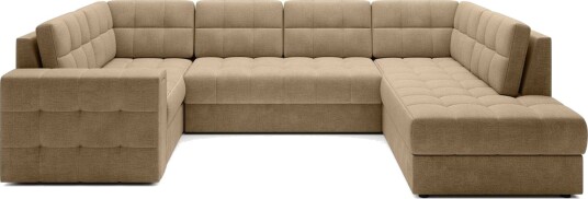 Seksjon Eltap Blewett 299x198x82 cm Monolith 09 Mørk beige Høyre