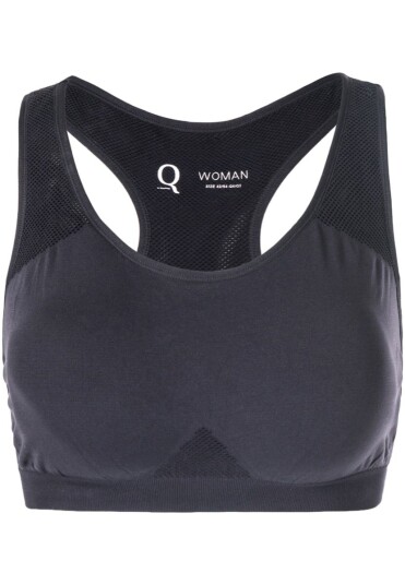 Q Sportswear Rosa W Medium Support Seamless Bra blåck 48/50-Q2/Q3